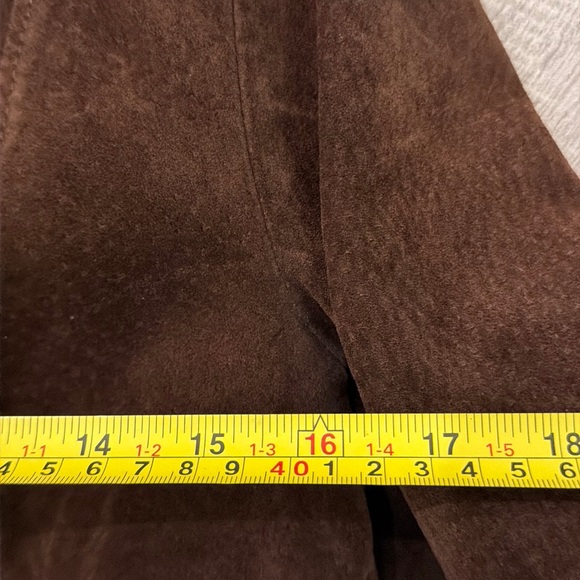 ✨ Vintage Suede Leather Jacket – Le Château – Tailored Fit - Picture 10 of 12